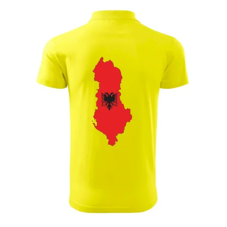 Albánsko mapa a znak