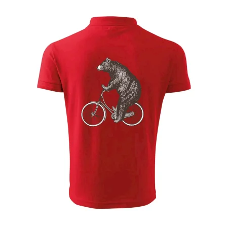 Medveď na bicykli