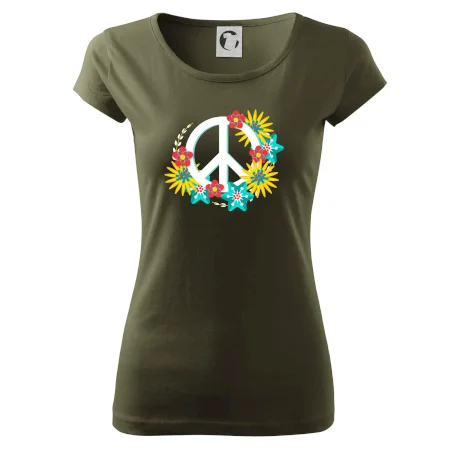 Peace symbol abstraktný