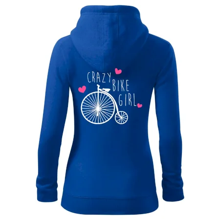 Crazy bike girl