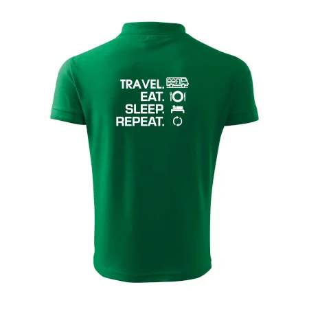 Eat sleep travel - Van