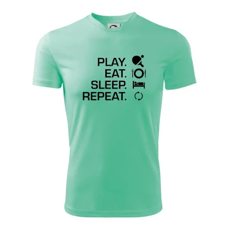 Stolný tenis - eat sleep