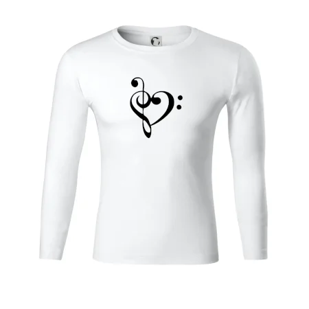 Husľový kľúč srdce