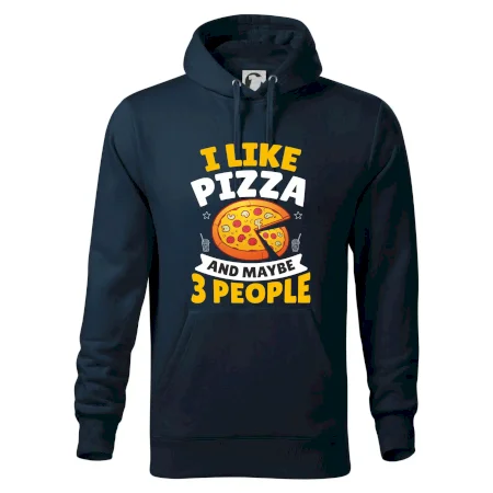 I like pizza and maybe 3 people