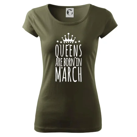 Queens are born in March