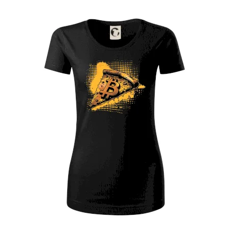 Bitcoin oranžová pizza