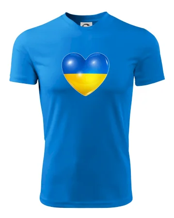 Ukrajina srdce vlajka