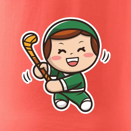 Ikona pozemný hokej chlapec / holka