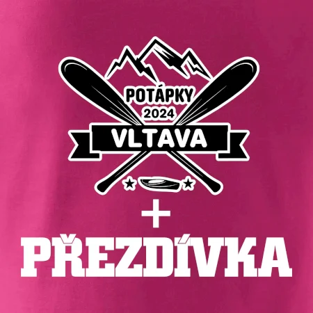 K vode - pádla hory (vlastný nápis)