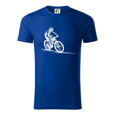 MTB kreslený cyklista