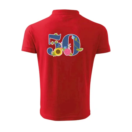 Kvetinové číslo kreslené - 50