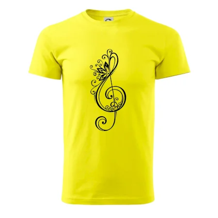 Husľový kľúč kvety