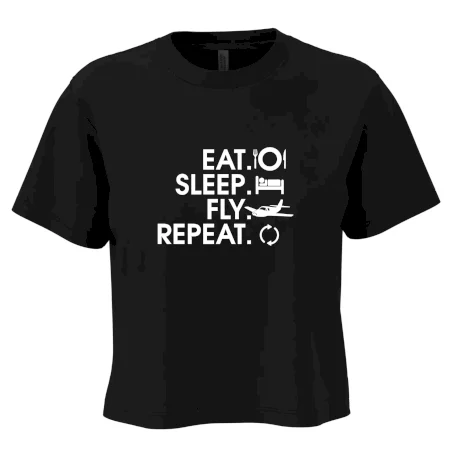 Eat sleep fly repeat