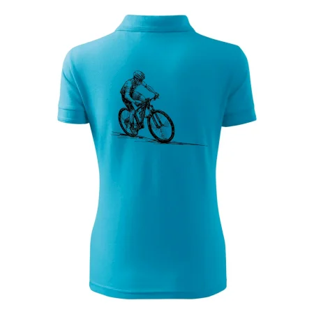 MTB kreslený cyklista