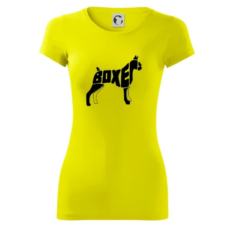 Boxer nápis v tele