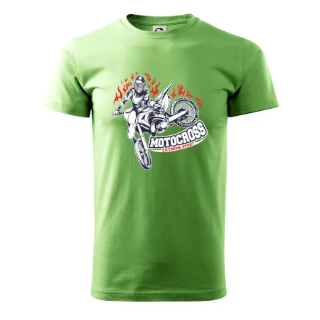 Motocross extreme sport fire