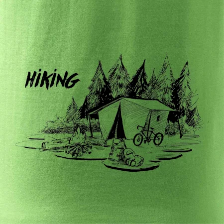 Hiking - obrázok kreslený