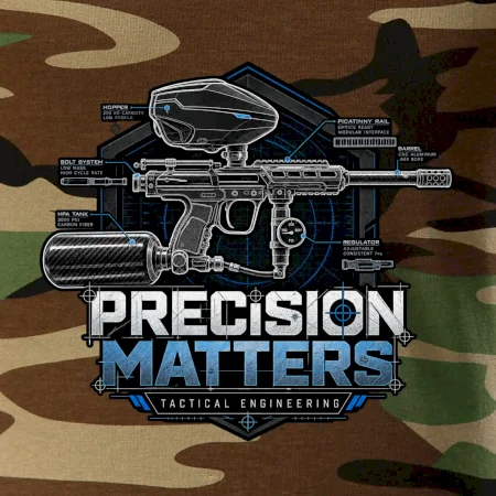 Technický nákres – presnosť je dôležitá paintball