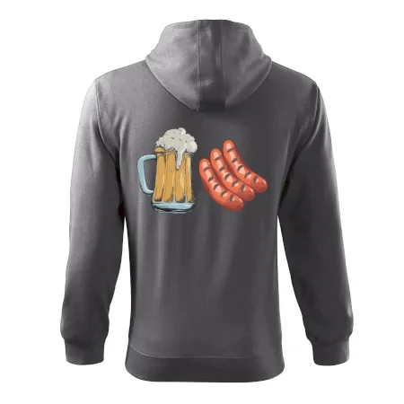 Pivo a klobása