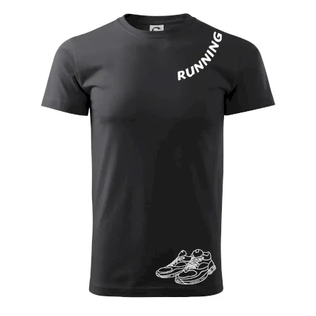 Running nápis šikmo
