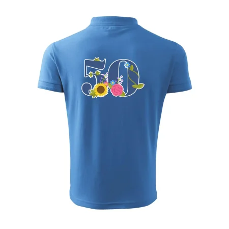Kvetinové číslo kreslené - 50