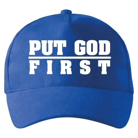 Put God first hrubý nápis