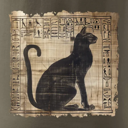 Egyptské hieroglyfy mačka