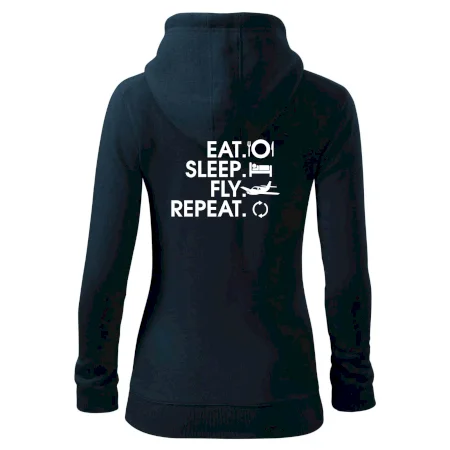 Eat sleep fly repeat