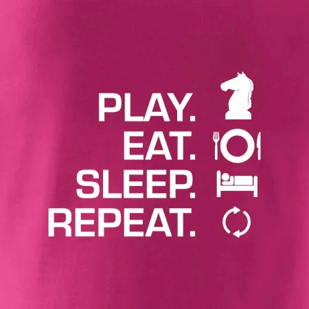 Eat sleep play - šach