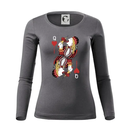 Srdcová Kráľovná kreslená (Pecka Design)