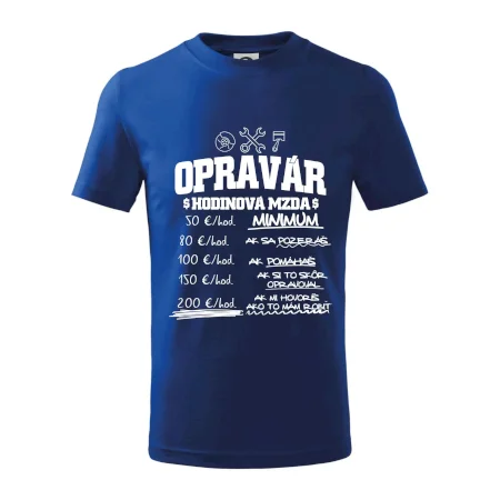 Hodinová mzda - opravár