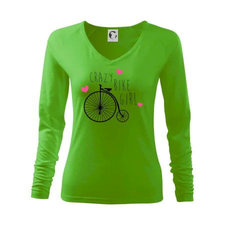 Crazy bike girl