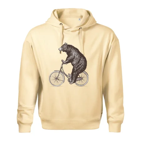 Medveď na bicykli