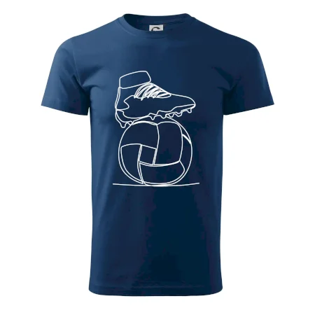 Futbalová lopta kopačka jedným ťahom