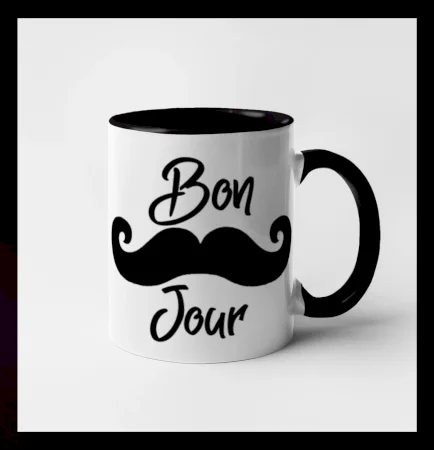 Mustache Bon Jour