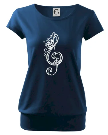 Husľový kľúč kvety