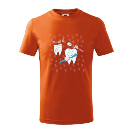 Zubárske tričko - kefka a jedlo