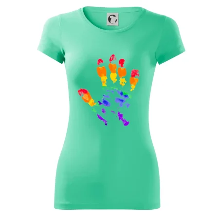 LGBT hand print