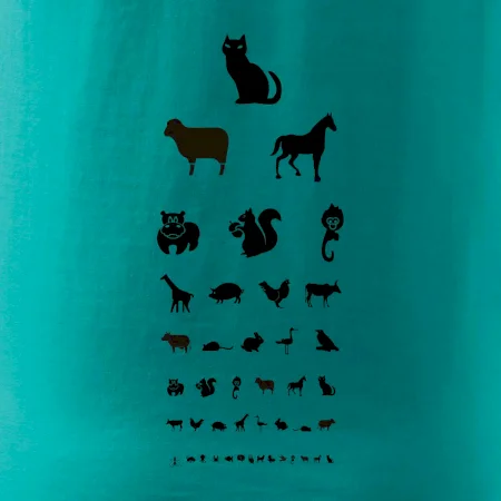 Očný test zvieratká