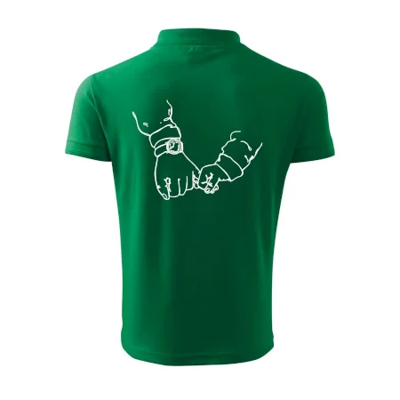 Otec a syn ruky obrys