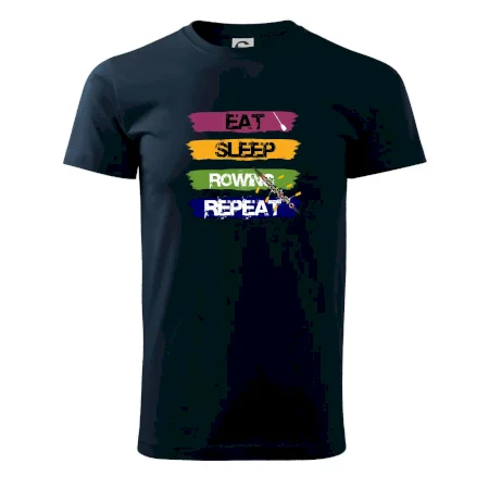 Eat sleep rowing repeat farebné