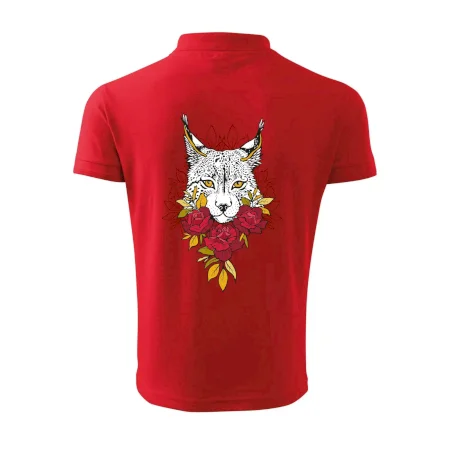 Rys s červenými ružami (Pecka design)