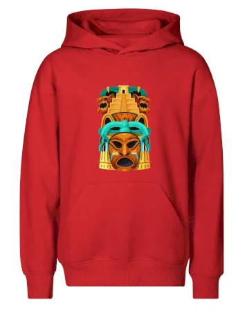 Mayová maska s pyramídou