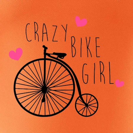 Crazy bike girl