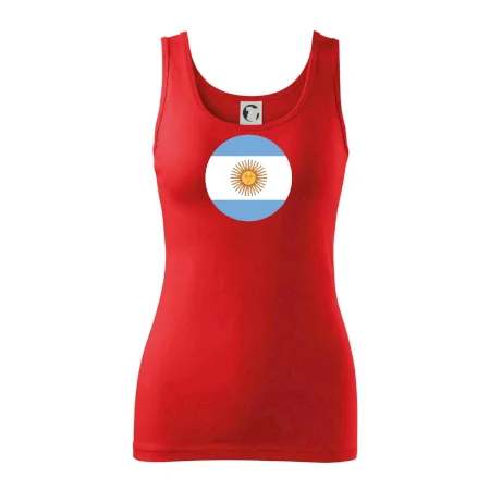 Argentína vlajka guľatá