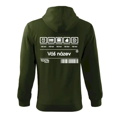 Čárový kód - Vlastní text