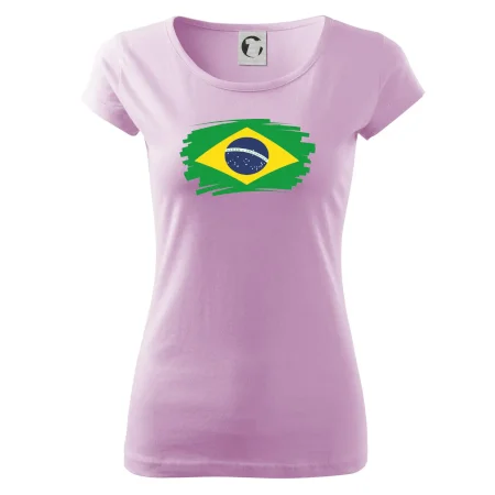 Brazília vlajka štetkou