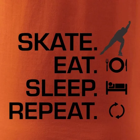 Eat sleep skate - ľadové korčuľovanie