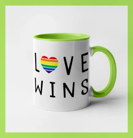 Love wins nápis