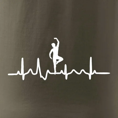 EKG tanečník muž